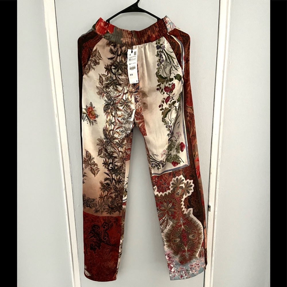 Multicolor Printed Pants